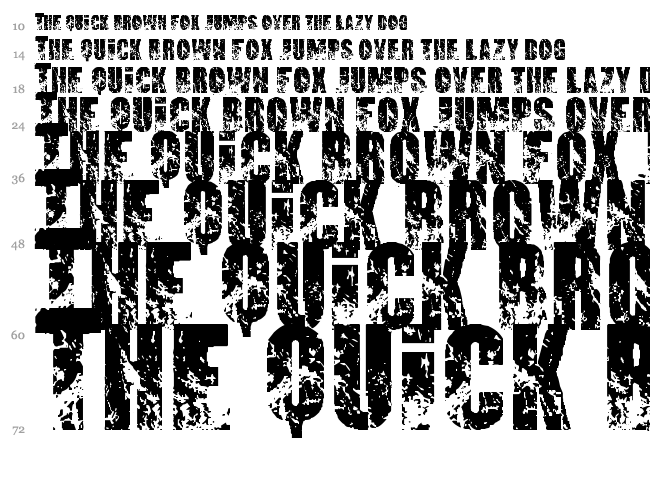 Promises Broken Dream font waterfall